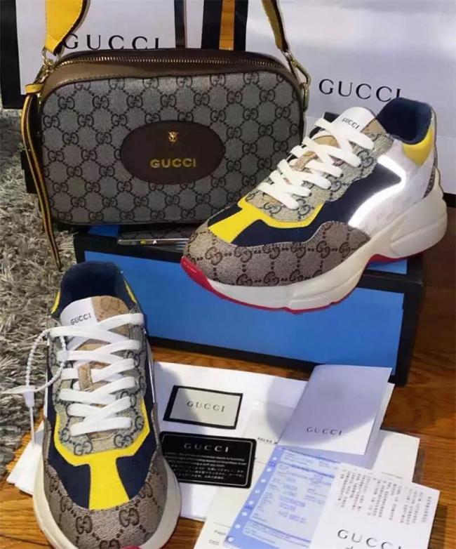 1 Set Top Quality Fashion Shoes & Bag Free Shipping #GUI