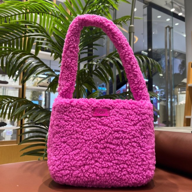 Women Plush Furry Tote Bag #UG
