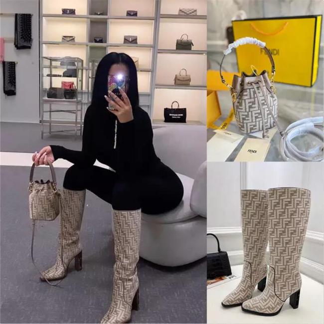 1 Set High Quality Fashion Boot & Bag Free Shipping  #FEI