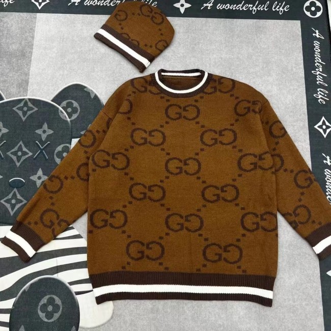 Women Fashion Sweater with Beanies Hat with Tags  #GUI