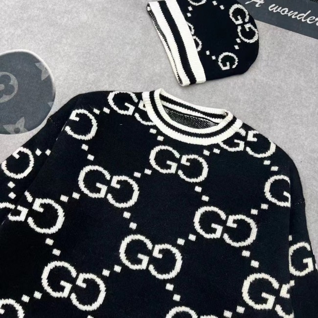 Women Fashion Sweater with Beanies Hat with Tags  #GUI