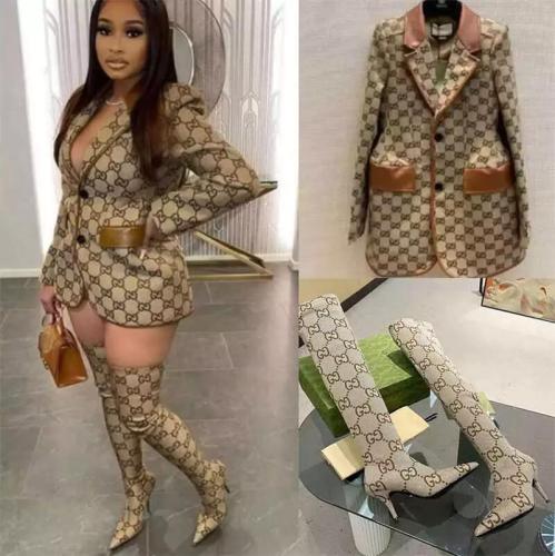 1 Set Fashion Jacket & Boot #GUI