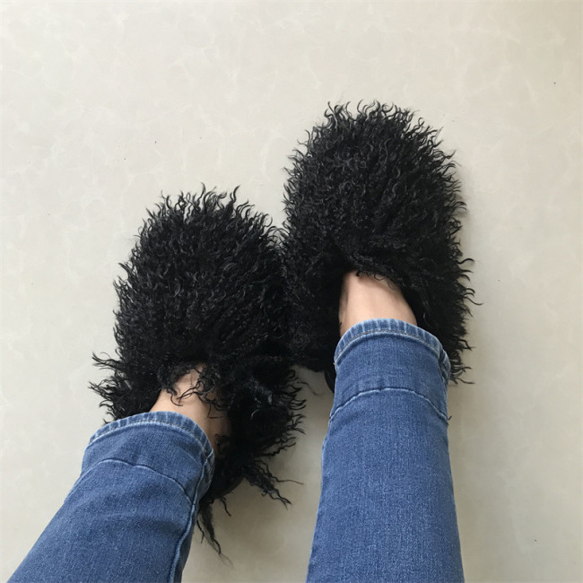 Mongolian Fur Slides #NO