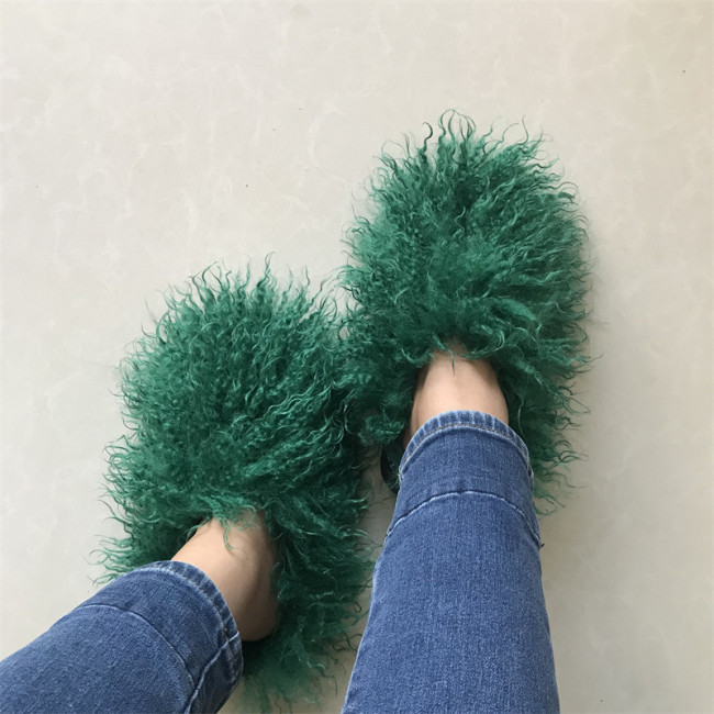 Mongolian Fur Slides #NO