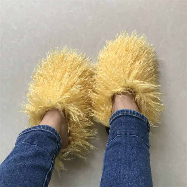 Mongolian Fur Slides #NO
