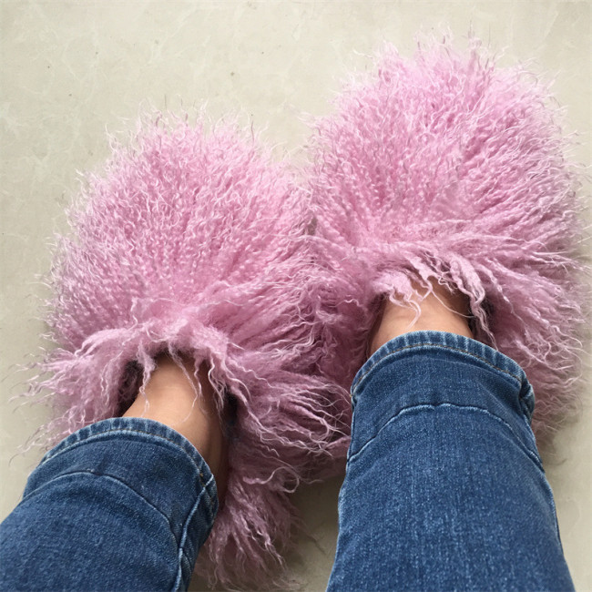 Mongolian Fur Slides #NO