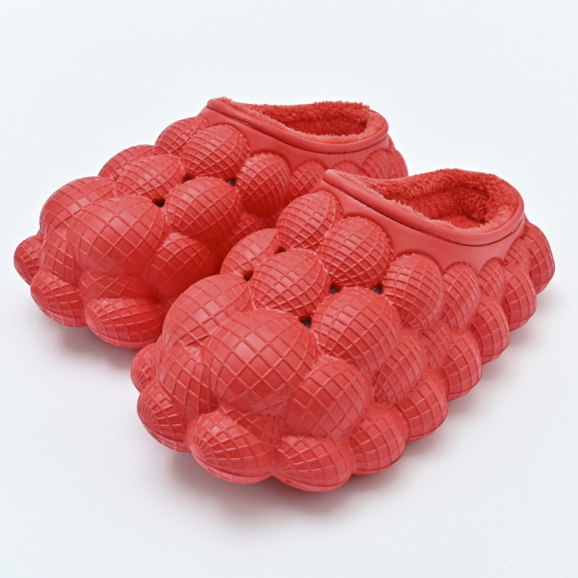 Bubble Fur Slides #NO