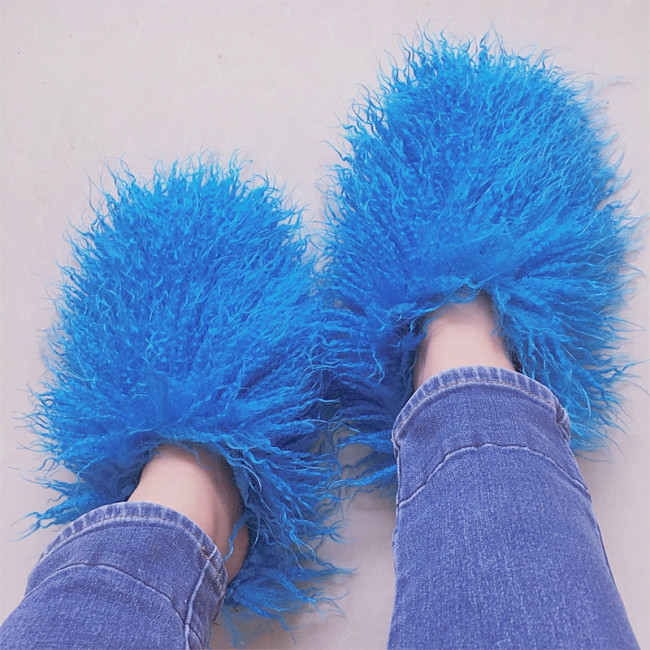 Mongolian Fur Slides #NO