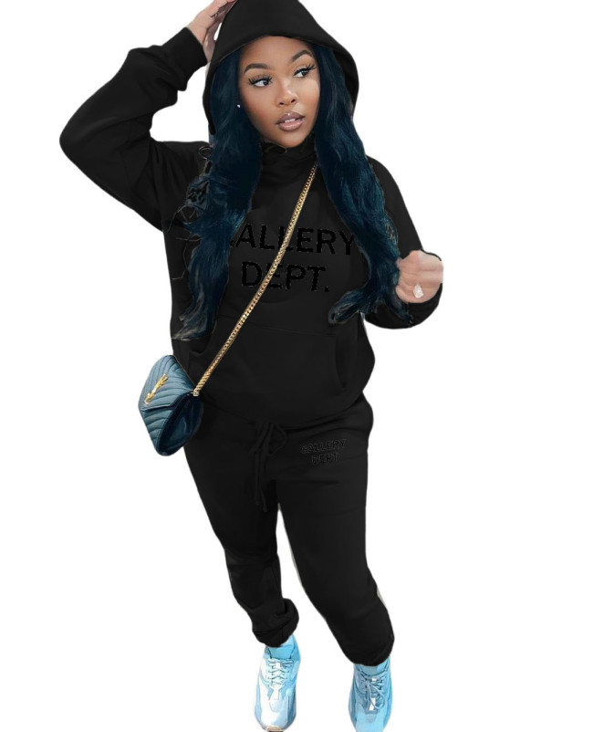 Gallery Dept Hoodie 2 Pcs Set Size S-5XL Cotton Kind with Fleece