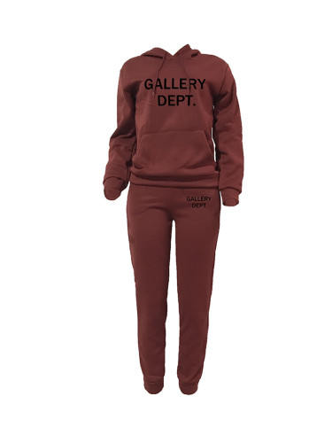 Gallery Dept Hoodie 2 Pcs Set Size S-5XL Cotton Kind with Fleece