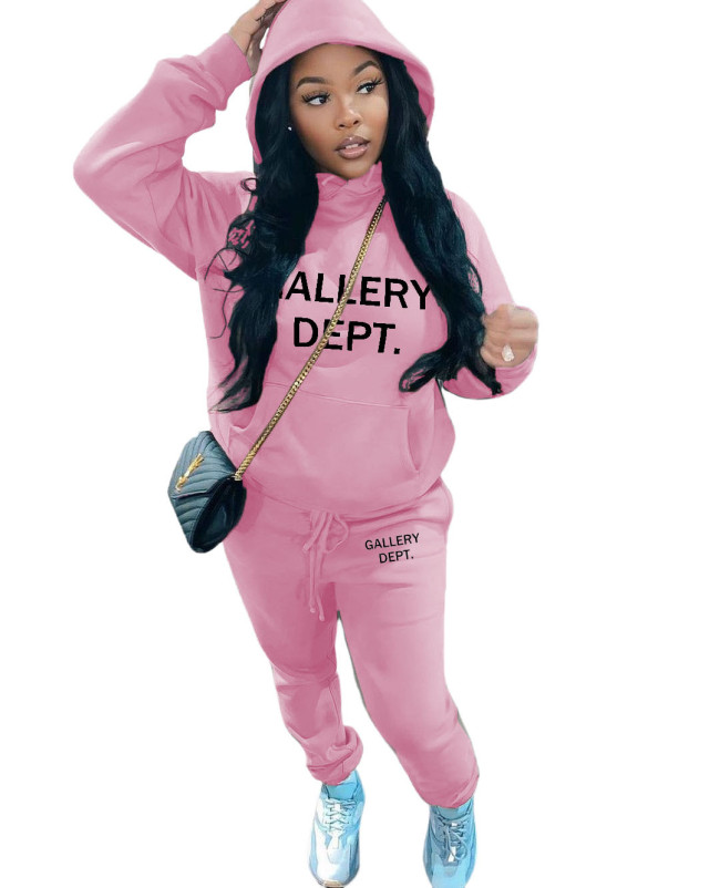 Gallery Dept Hoodie 2 Pcs Set Size S-5XL Cotton Kind with Fleece