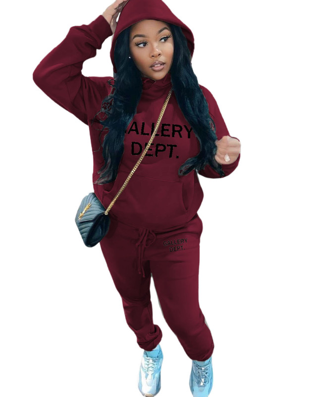 Gallery Dept Hoodie 2 Pcs Set Size S-5XL Cotton Kind with Fleece