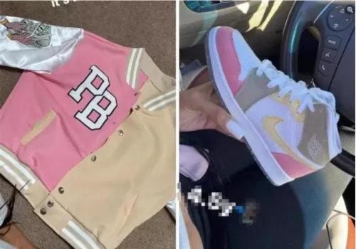 1 Set Fashion Shoes & Jacket Coat Free Shipping