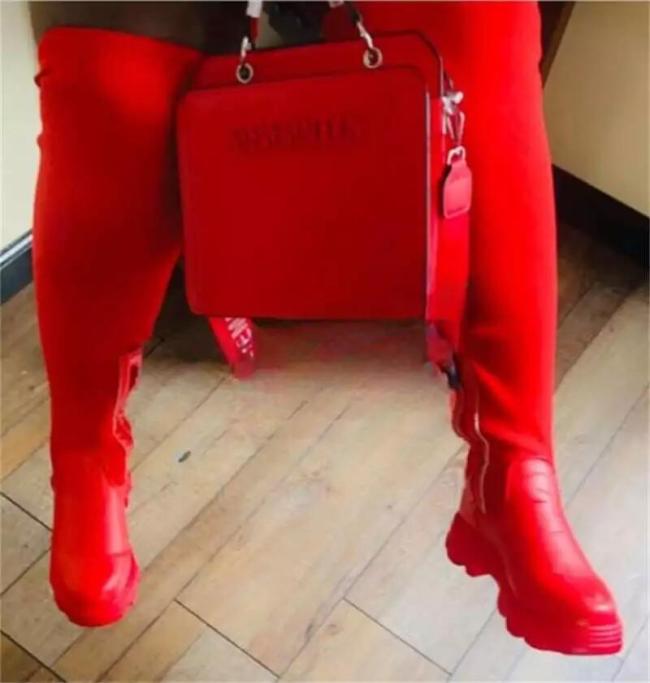 1 Set Fashion Boots & Bag Set Free Shipping #NO