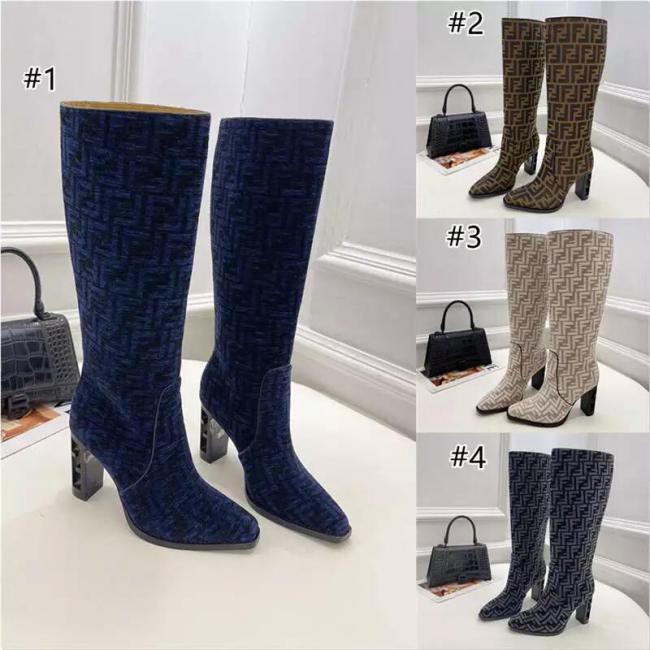 1 Pair Top Quality Fashion Boots Shoes with Box Free Shipping #FEI