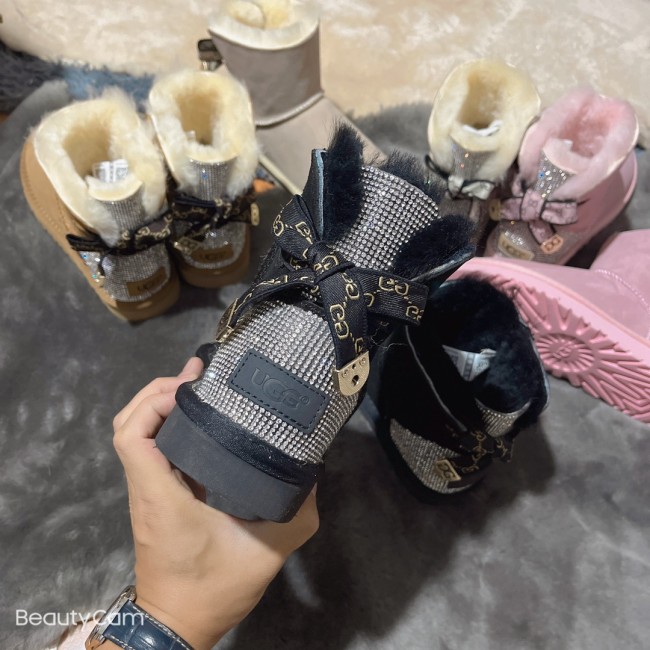 1 Pair Snow Boots with Box for Women Size:4-12 #UG