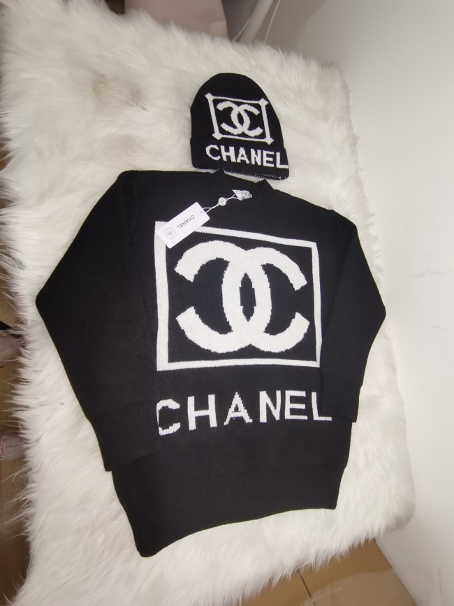 Women Sweater Dress with Beanies Set with Tags Free Size #CHN