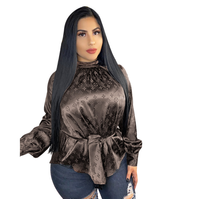 Women Fashion Velvet Shirt #LOV