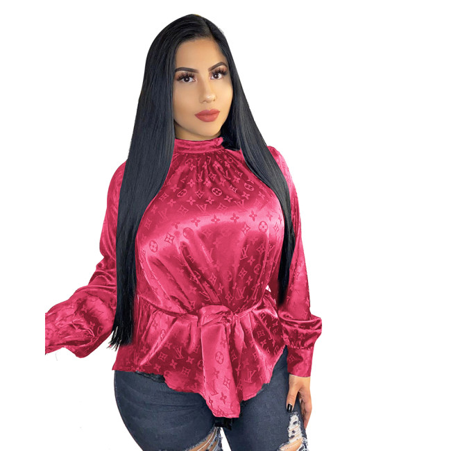 Women Fashion Velvet Shirt #LOV