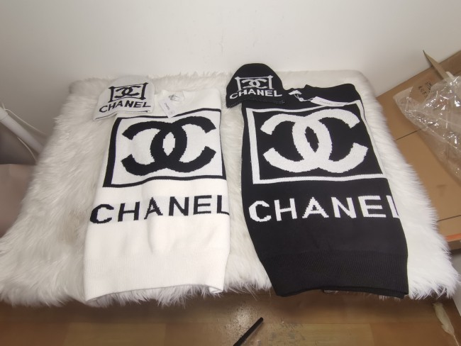 Women Sweater Dress with Beanies Set with Tags Free Size #CHN