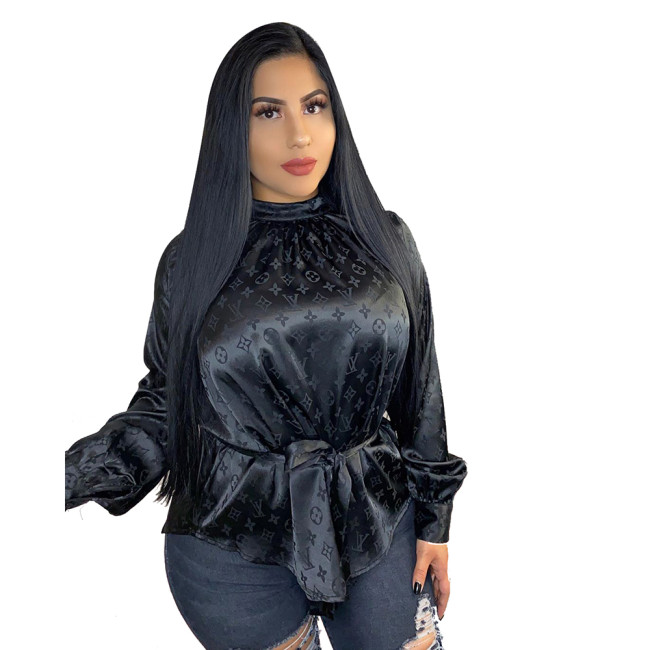 Women Fashion Velvet Shirt #LOV