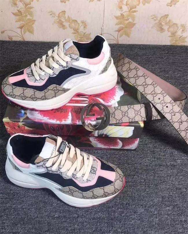 1 Set Fashion Casual Shoes & Belt #GUI