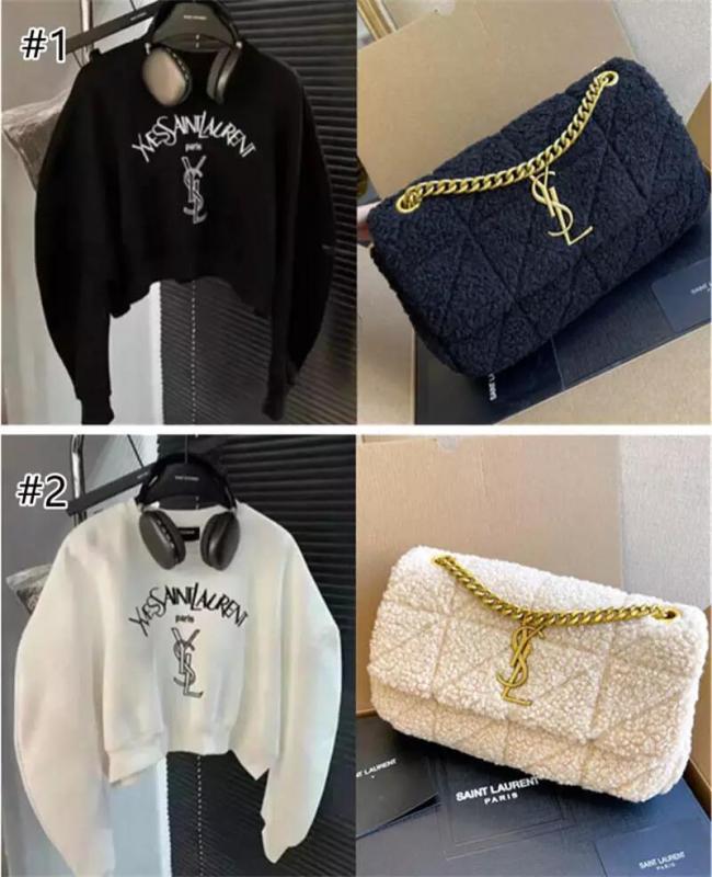 1 Set Top Quality Fashion Shoulder Bag & Hodies #YS