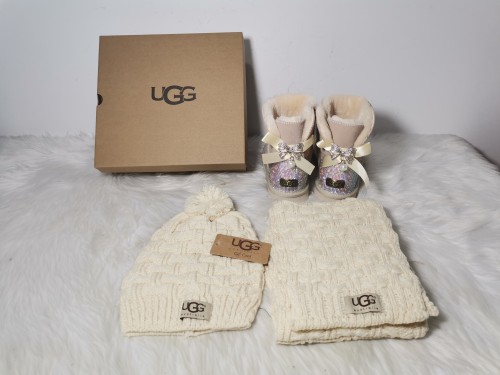 Wholesale Boots Scarf Set #UG