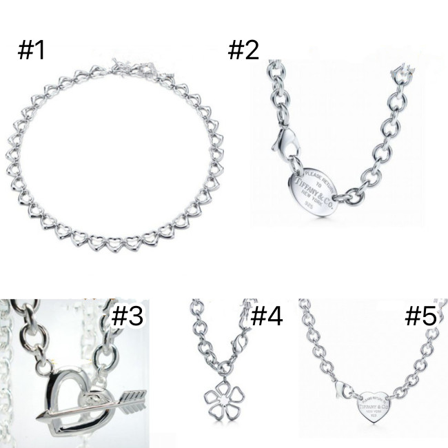 Women Necklace with Box #TIF