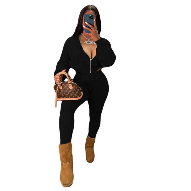 Women Sweater 2 Pcs Set #NOO