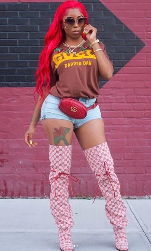 Women Fashion Boots with Bag Set  #GUI