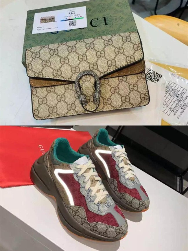 1 set Fashion shoes & bag Free Shipping  #GUI