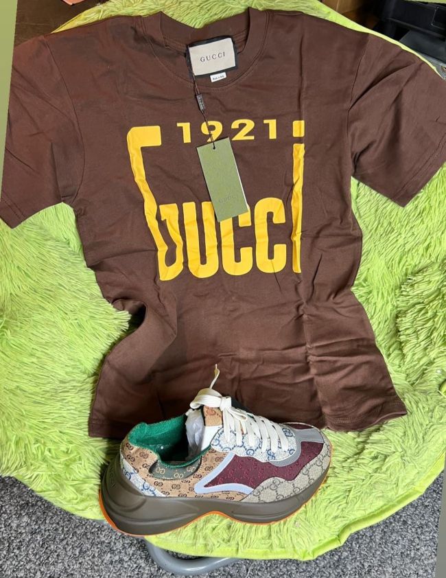 Fashion Shirt with Shoes Set #GUI