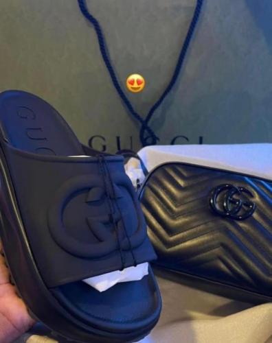 1 set Fashion slipper & bag Free Shipping #GUI