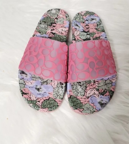 Women Fashion Slides with Bag Set #COA