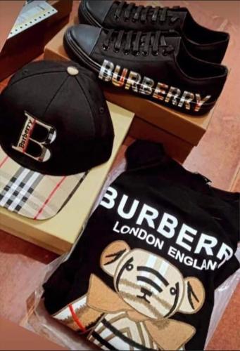 Fashion Shirts with Shoes Hat Set #BUR
