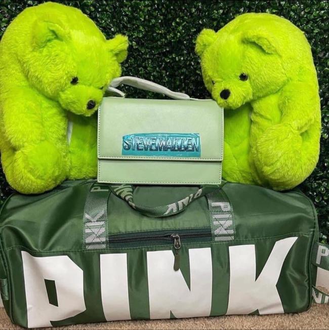 Teddy Bear Shoes with Bag Set Free Shipping #NO