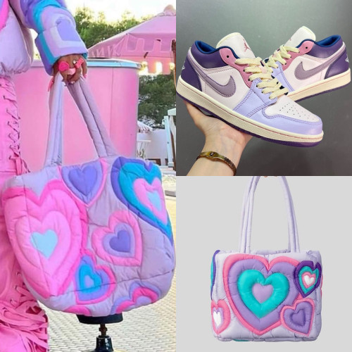 1 Set Fashion Sport Shoes & Tote Bag #NIK