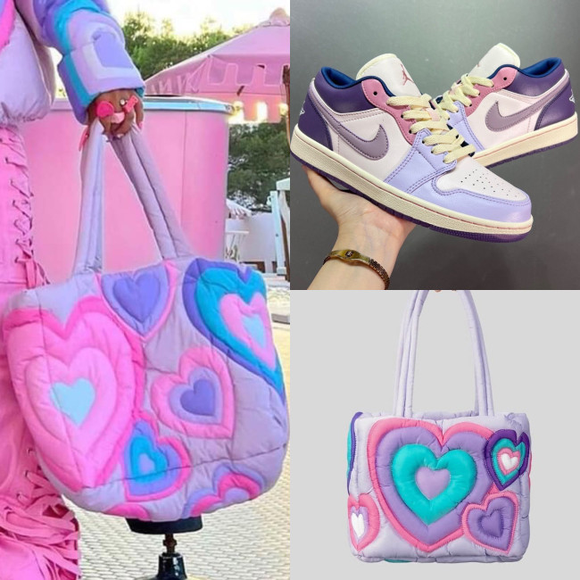 1 Set Fashion Sport Shoes & Tote Bag #NIK