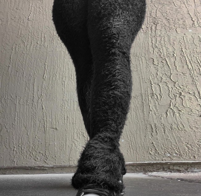 Fuzzy Stacked Joggers Size S-2XL #NOO