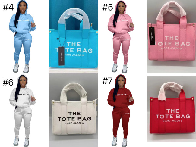 1 set fashion tote bag& suit (size:s-2xl) #MJ
