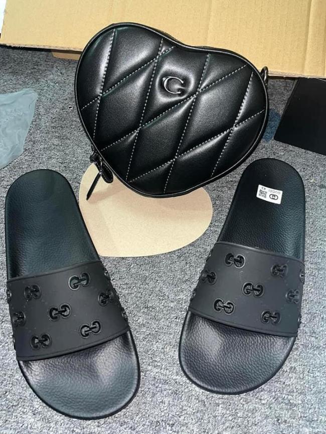 Fashion Slides and Bag Set #GUI