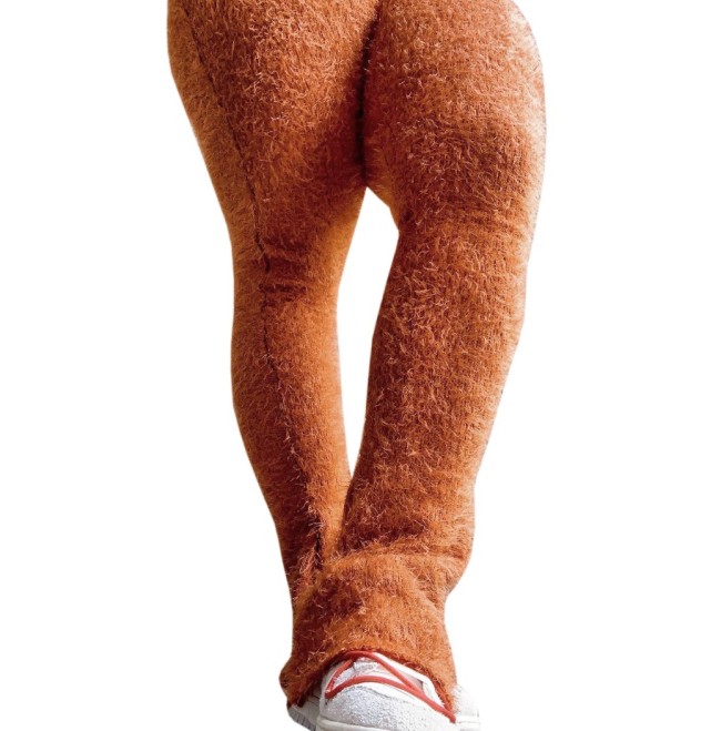 Fuzzy Stacked Joggers Size S-2XL #NOO