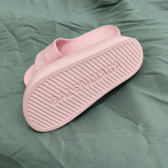 Women Fashion Thick Slides with Box #BAL