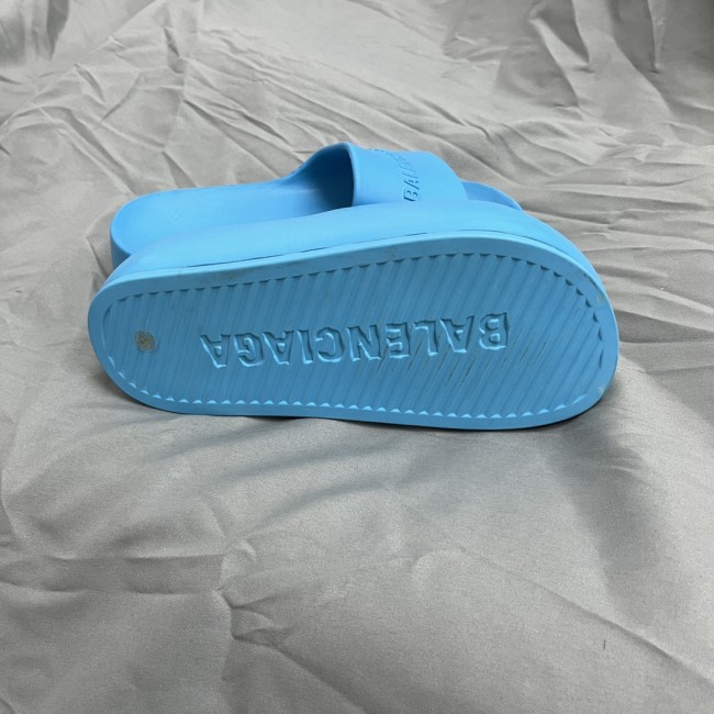 Women Fashion Thick Slides with Box #BAL