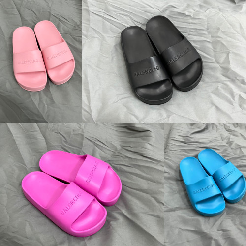 Women Fashion Thick Slides with Box #BAL