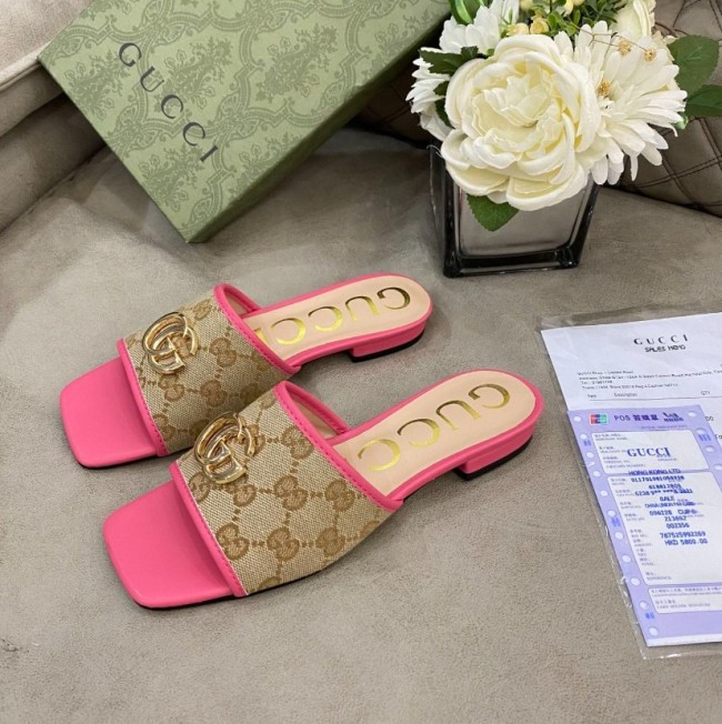 Women Fashion Slides with Box  #GUI