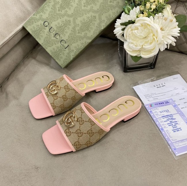 Women Fashion Slides with Box  #GUI