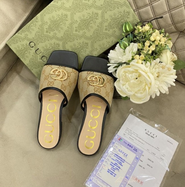 Women Fashion Slides with Box  #GUI