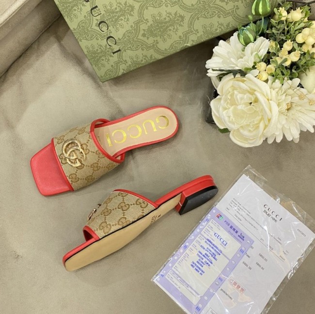 Women Fashion Slides with Box  #GUI